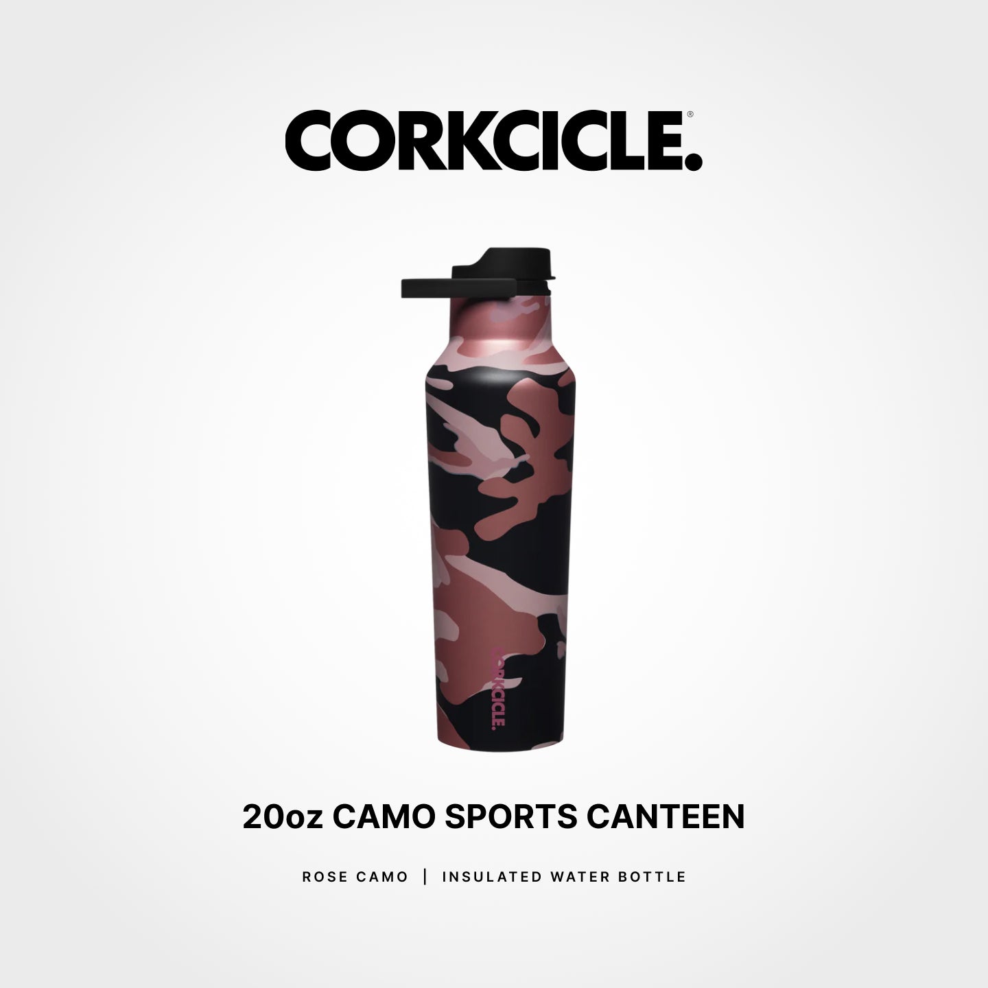 Corkcicle Camo Sports Canteen 20oz