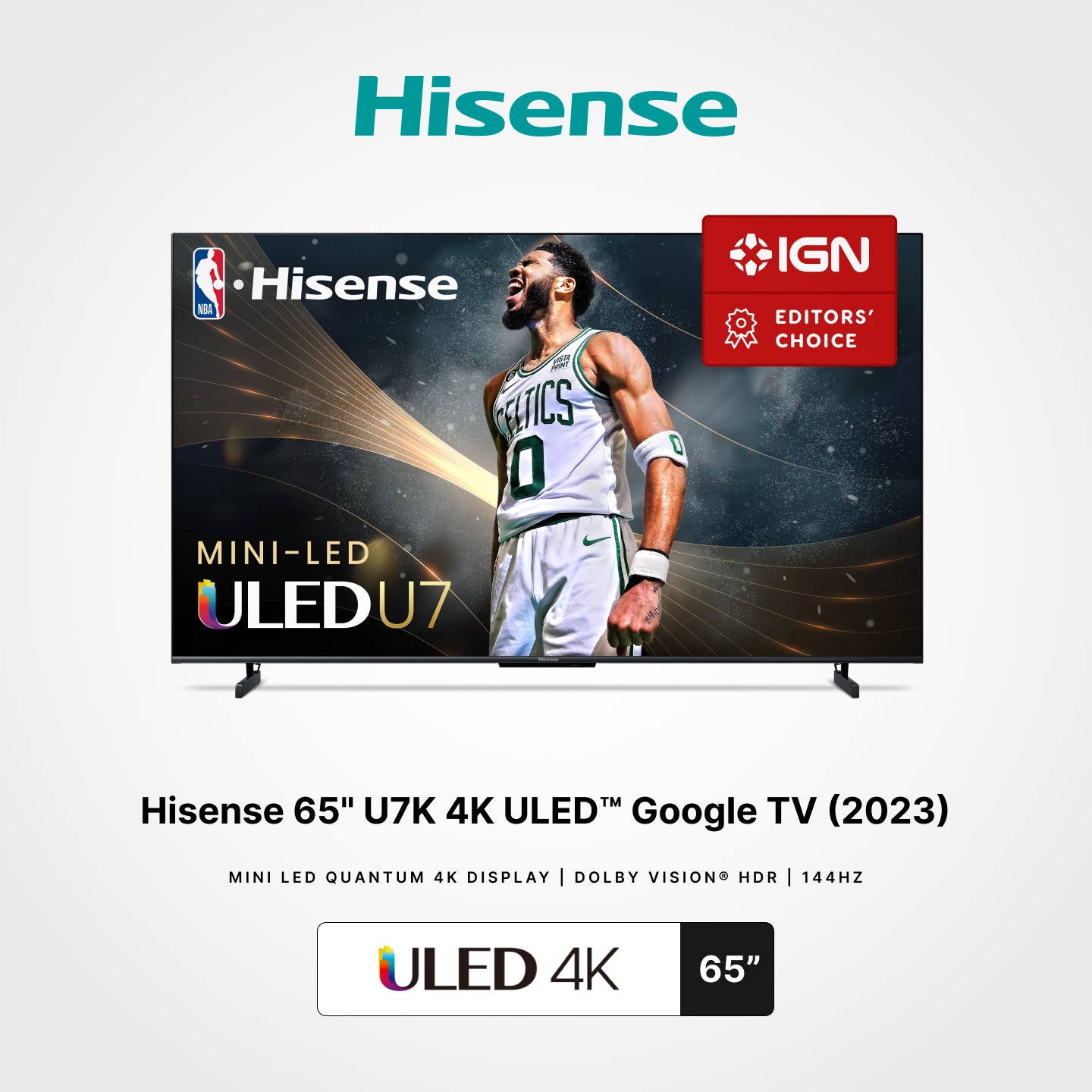 Hisense 55"/65"/75" U7K 4K ULED™ Google TV