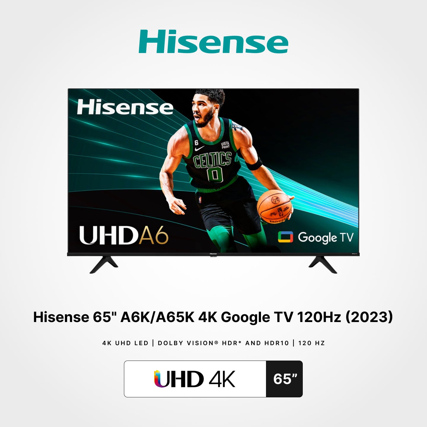 Hisense 65" A6K/A65K 4K Google TV