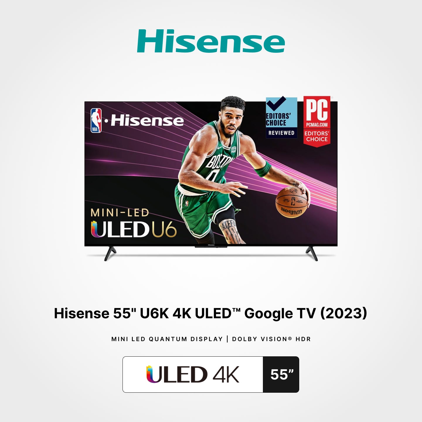 Hisense 55" U6K 4K ULED™ Google TV