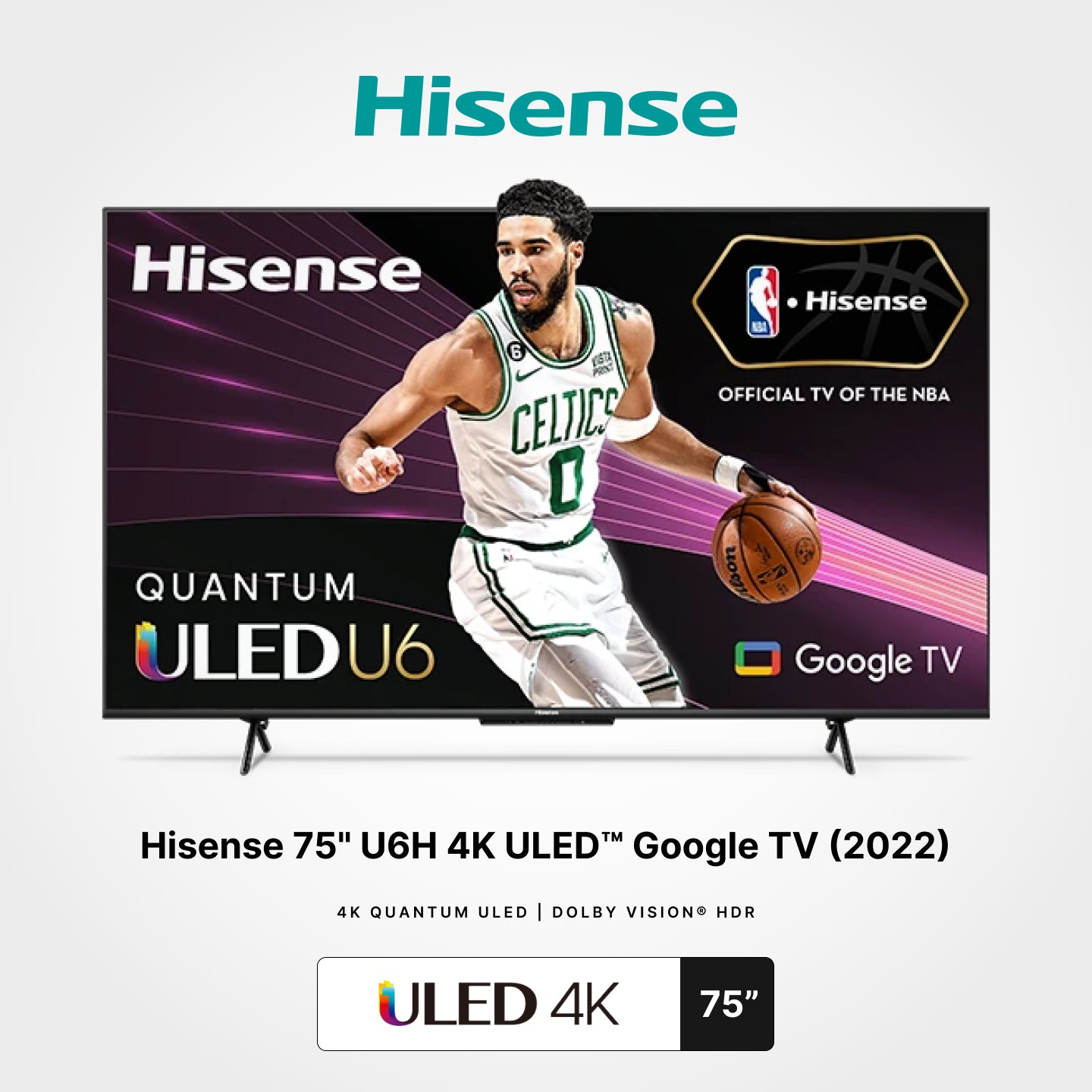 Hisense 75" U6H 4K ULED™ Google TV