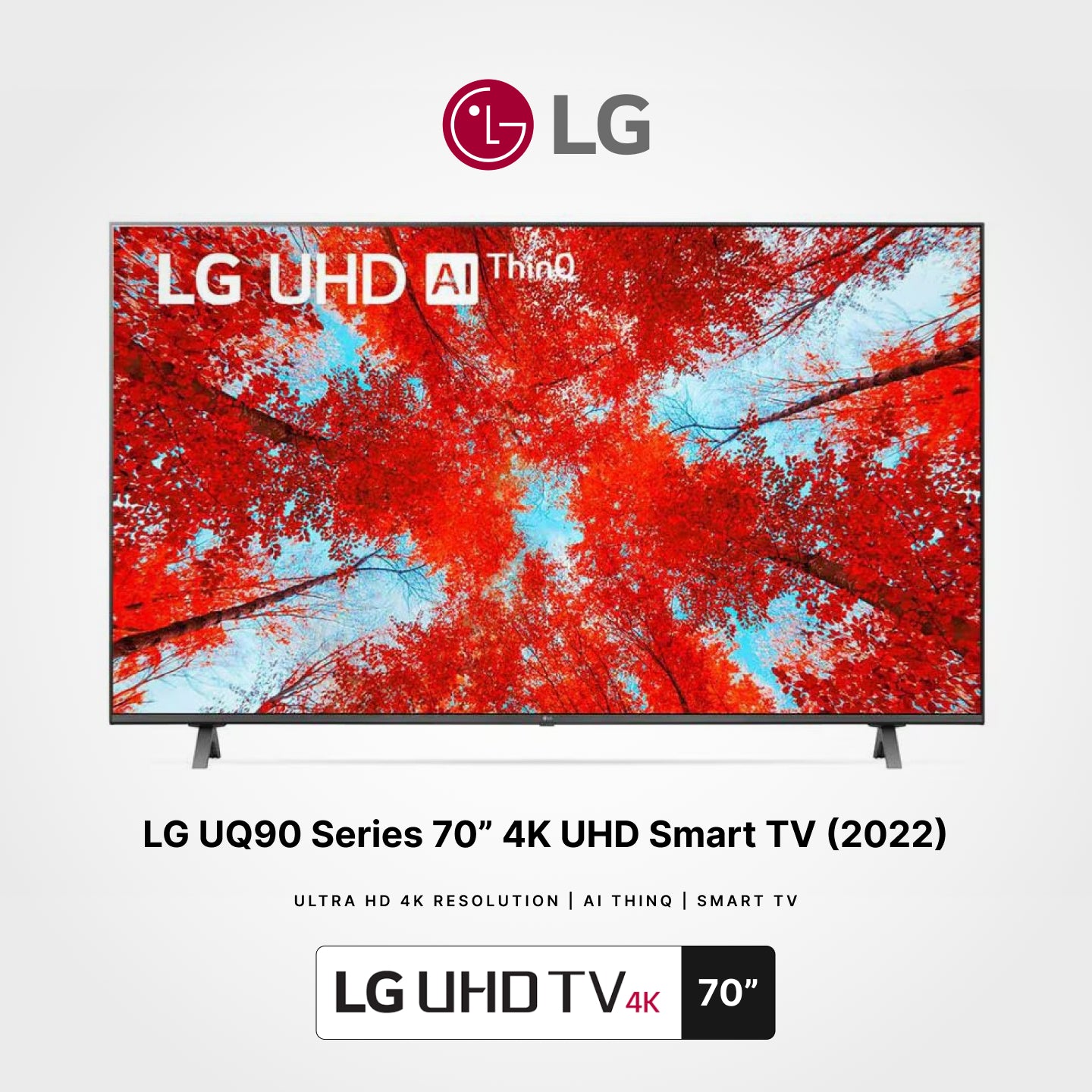 LG 70" UQ90 Series  4K Smart UHD TV with AI ThinQ®