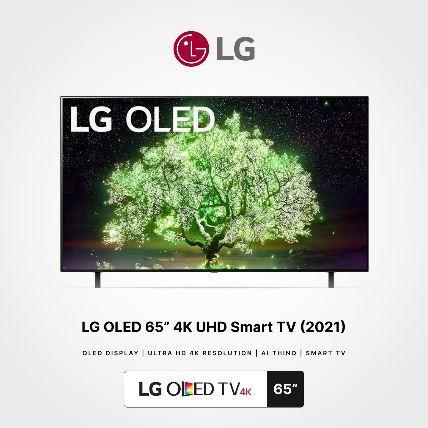 LG 65" OLED TV A1 4K Smart TV