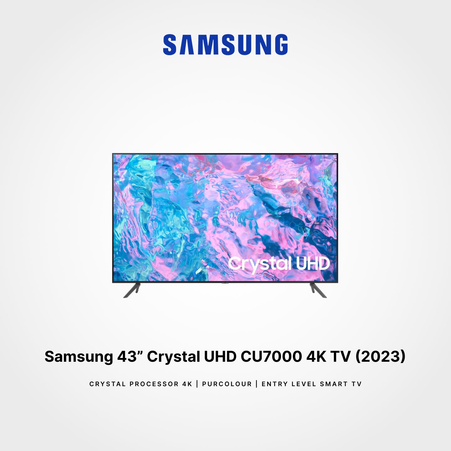 Samsung Crystal UHD CU7000 4K Smart TV