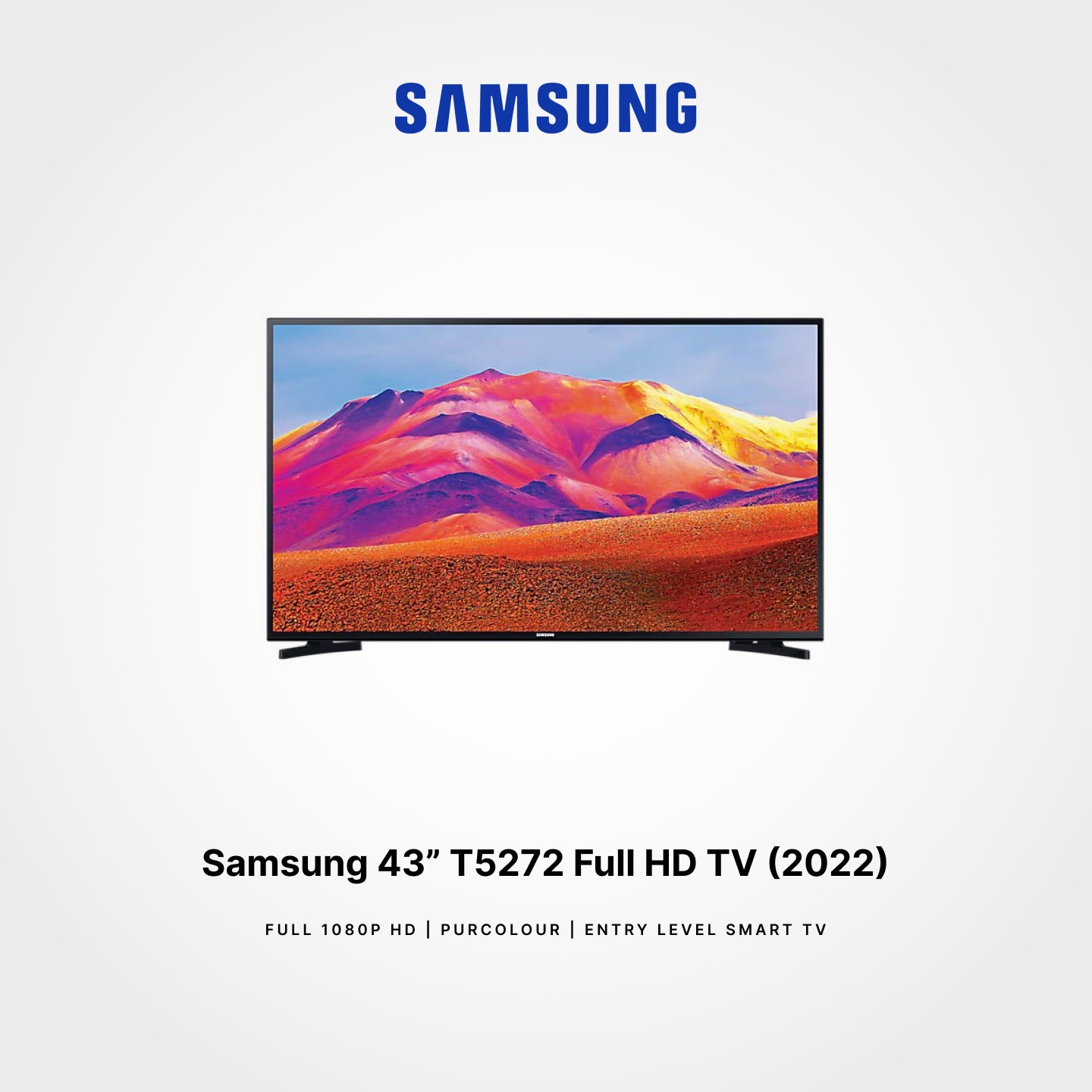 Samsung 43" Full HD T5272 Smart TV