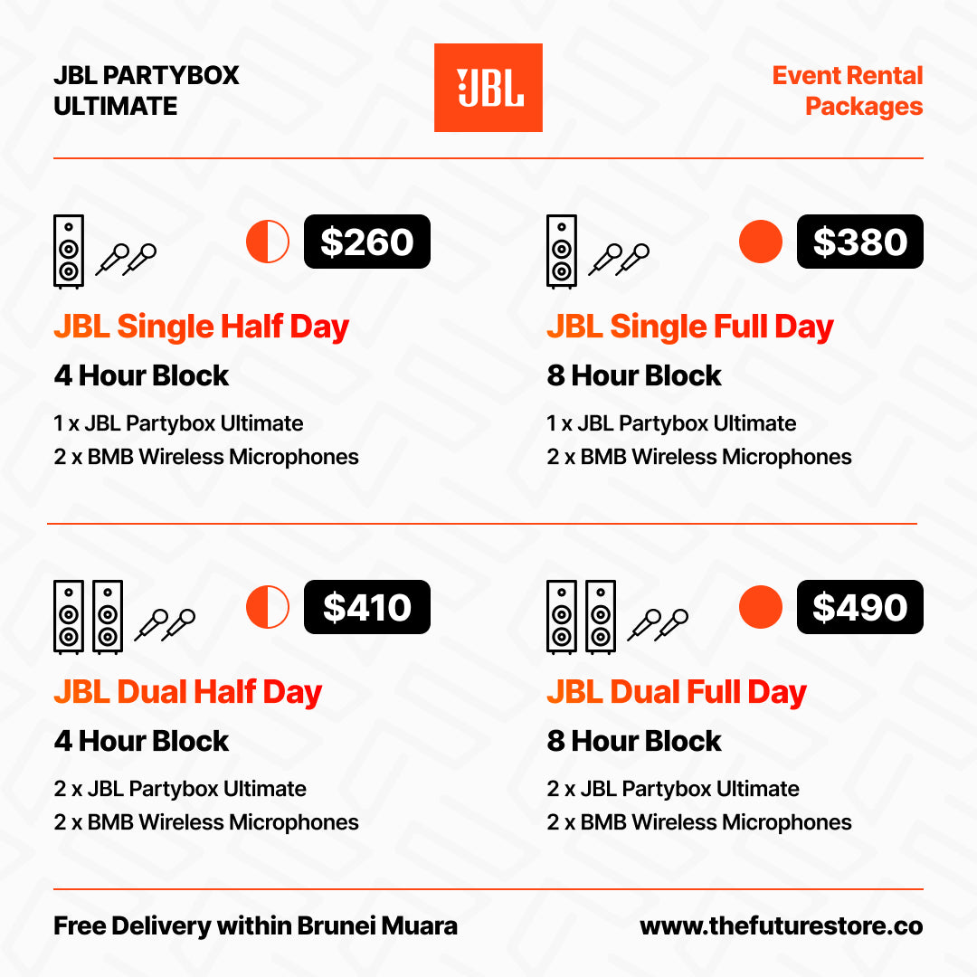 JBL Partybox Ultimate Rental for Events and Functions