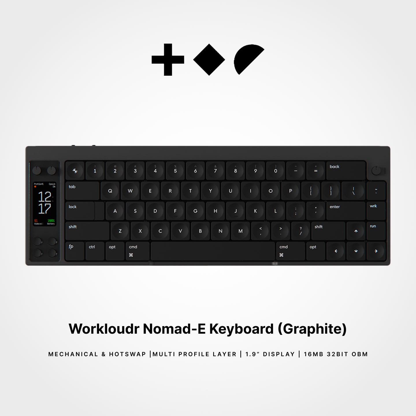 Workloudr Nomad [E] Keyboard (ANSI Layout)