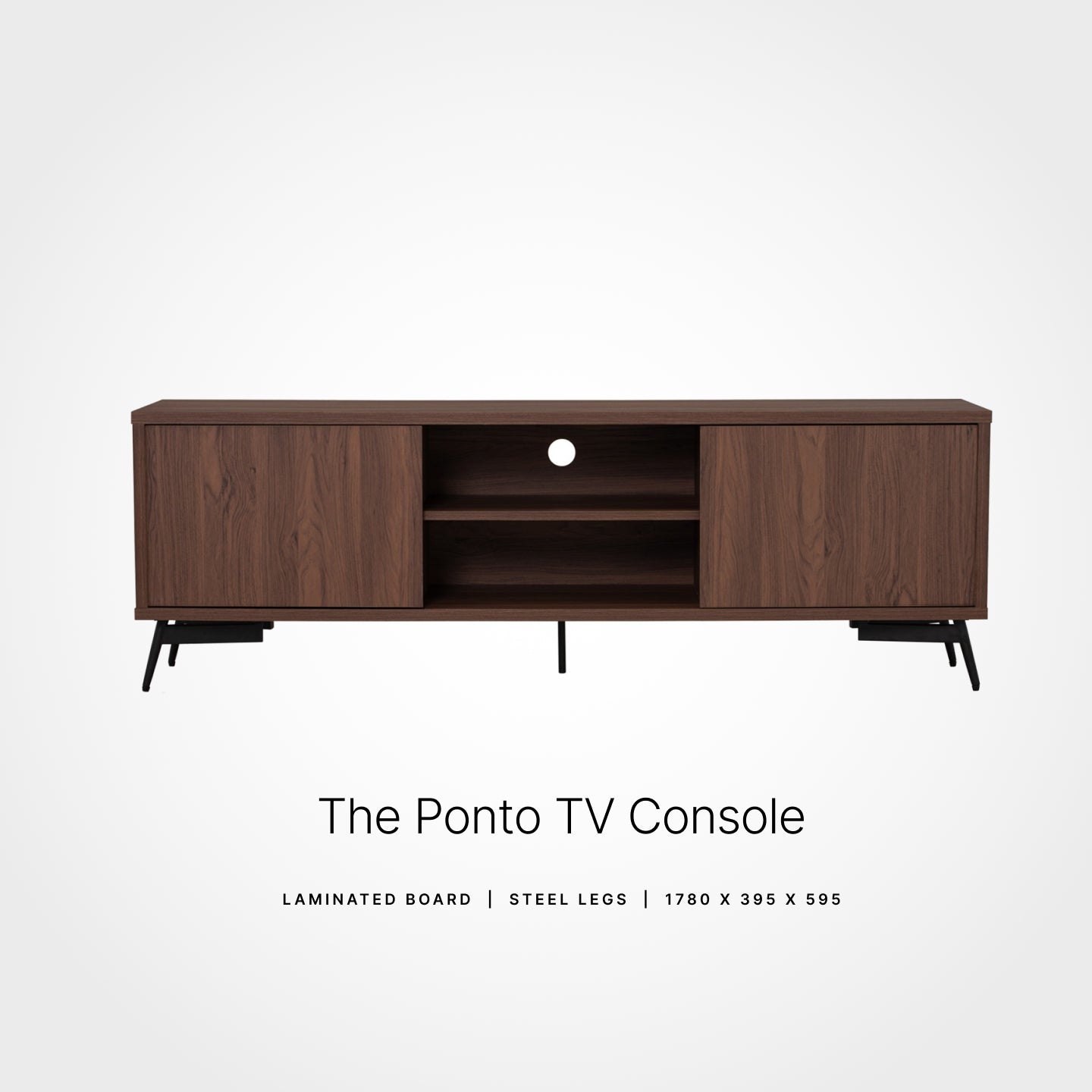 SONY 50" X80J + Ponto TV Console Set