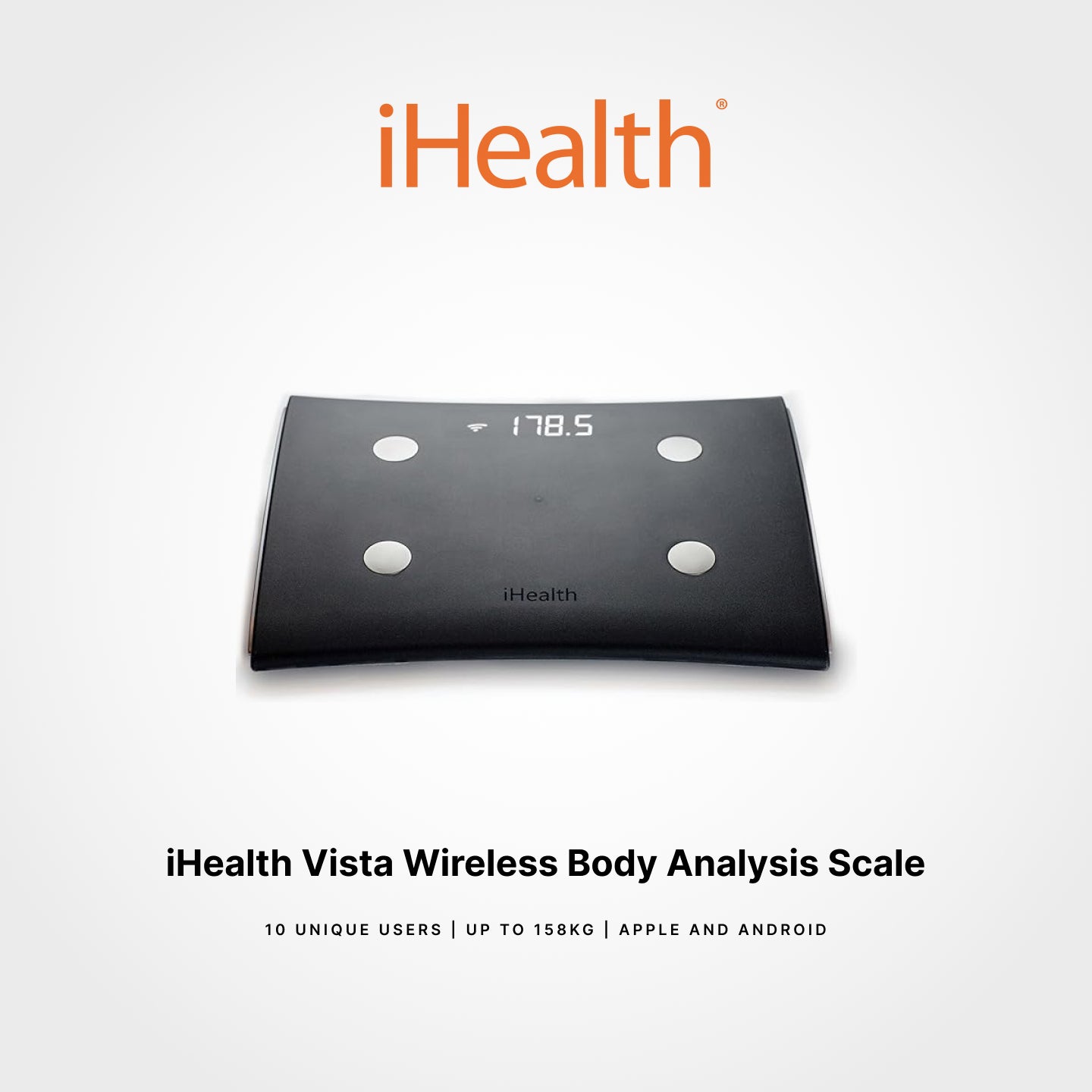 iHealth Vista Wireless Body Analysis Scale for Apple and Android